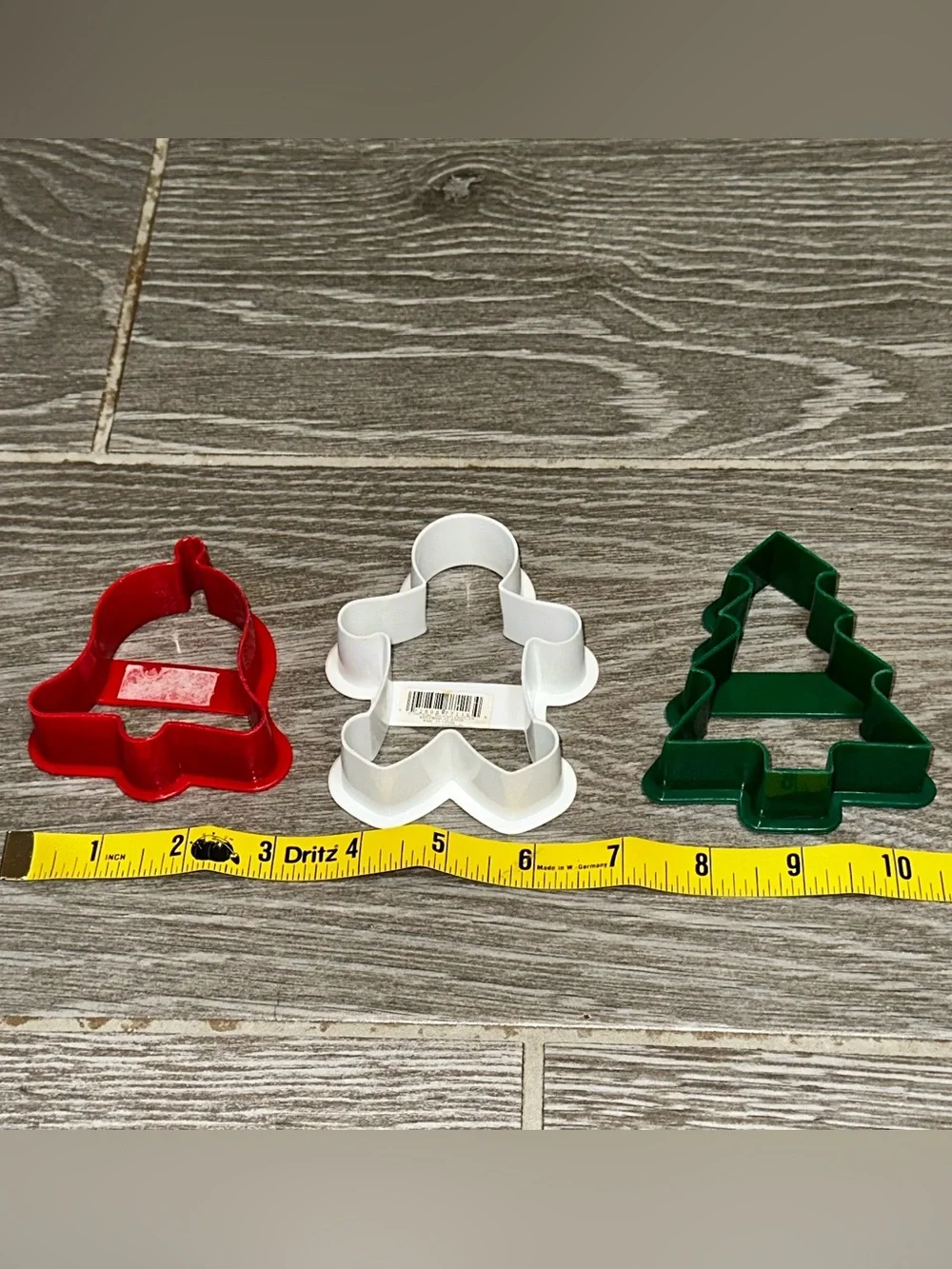 Vintage Acme Christmas Cookie Cutters Bell Tree Snowman Star Gingerbread Man
